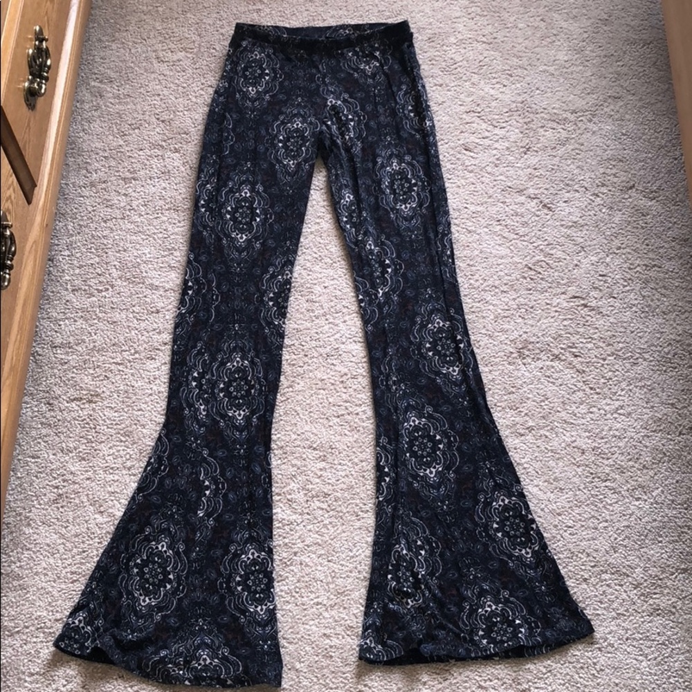 hippie flare pants size xs
